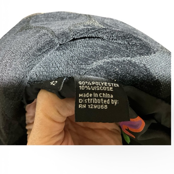 Desigual Embroidered Patchwork A-Line Coat Funnel Collar Button Front Jacket - Picture 11 of 16